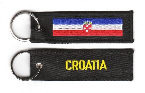 Fahnen Schlüsselanhänger Kroatien