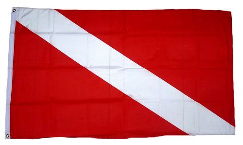 Fahne / Flagge Tauchen Scuba Diving 90 x 150 cm