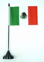 Fahne / Tischflagge Mexiko / Mexico 11 x 16 cm Flaggen