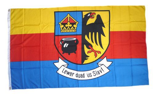 Flagge / Fahne Nordfriesland Schrift Hissflagge 90 x 150 cm