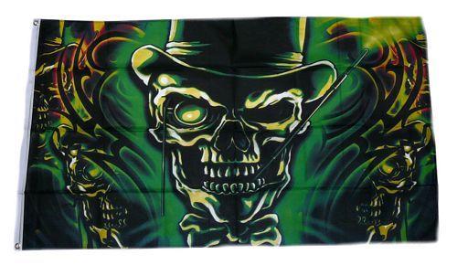 Fahne / Flagge Skull Totenkopf Fantasy 90 x 150 cm