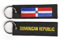 Fahnen Schlüsselanhänger Dominikanische Republik