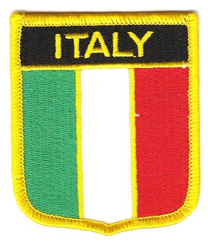 Wappen Aufnäher Fahne Italien