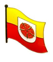 Flaggen Pin Lippe Rose Detmold NEU Fahne Flagge Anstecknadel