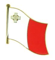 Flaggen Pin Fahne Malta Pins NEU Anstecknadel Flagge