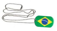 Dog Tag Fahne Brasilien