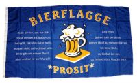 Fahne / Flagge Bier Spruch Bierfahne 90 x 150 cm