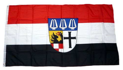 Flagge / Fahne Landkreis Bad Kissingen Hissflagge 90 x 150 cm