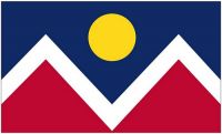 Fahne / Flagge USA - Denver 90 x 150 cm