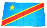 Flagge / Fahne Demokratische Republik Kongo Hissflagge 90 x 150 cm