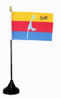Tischfahne Sylt 11 x 16 cm Fahne Flagge