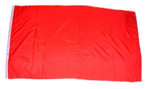 Fahne / Flagge Einfarbig Rot 150 x 250 cm