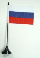 Fahne / Tischflagge Russland NEU 11 x 16 cm Flaggen