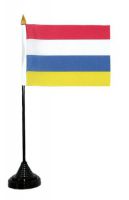 Tischfahne Karneval Fasching Streifen NEU 11 x 16 cm Flagge Fahne