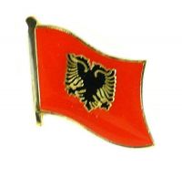 Flaggen Pin Fahne Albanien NEU Pins Anstecknadel Flagge