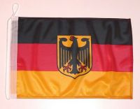Bootsflagge Deutschland Adler 30 x 45 cm