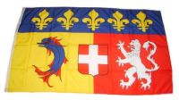 Fahne / Flagge Frankreich - Rhone Alpes 90 x 150 cm