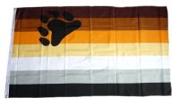 Fahne / Flagge Gay Pride Bear 90 x 150 cm