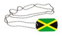 Dog Tag Fahne Jamaika