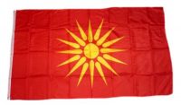 Fahne / Flagge Mazedonien alt 90 x 150 cm