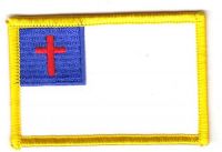 Fahnen Aufnäher Christenflagge