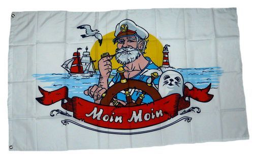 Fahne Meerjungfrau Robbe Hissflagge 90 x 150 cm Flagge 