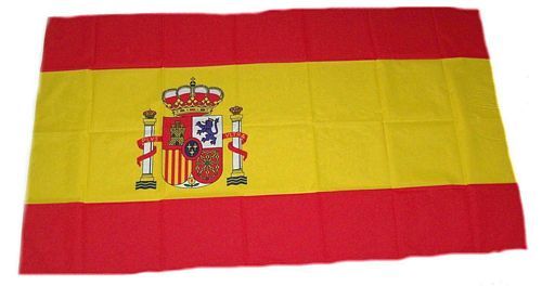 Flagge Fahne Spanien Wappen 30 x 45 cm 