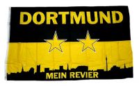 Fahne / Flagge Dortmund Mein Revier 90 x 150 cm