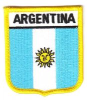 Wappen Aufnäher Fahne Argentinien