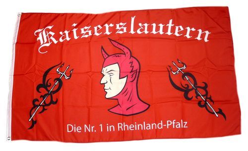 Fahne Flagge Kaiserslautern 90 x 150 cm 