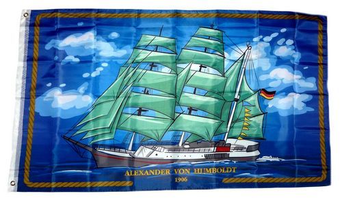 Flagge / Fahne Alexander von Humboldt 90 x 150 cm