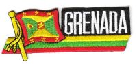 Fahnen Sidekick Aufnäher Grenada