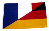 Fahne / Flagge Deutschland / Frankreich 90 x 150 cm
