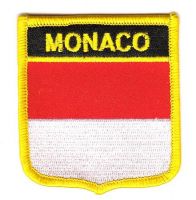 Wappen Aufnäher Fahne Monaco
