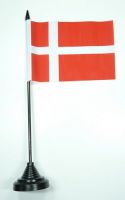 Fahne / Tischflagge Dänemark 11 x 16 cm Flaggen