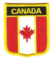 Wappen Aufnäher Fahne Kanada