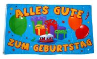 Fahne / Flagge Alles Gute zum Geburtstag Ballons 90 x 150 cm