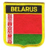 Wappen Aufnäher Fahne Weißrussland
