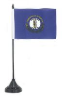 Fahne / Tischflagge USA - Kentucky NEU 11 x 16 cm Fahne
