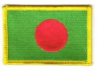 Fahnen Aufnäher Bangladesch