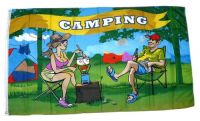 Fahne / Flagge Camper Camping 90 x 150 cm