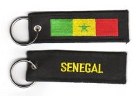 Fahnen Schlüsselanhänger Senegal