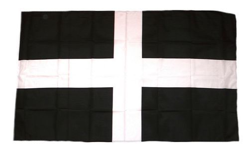 Fahne / Flagge England - St. Piran 30 x 45 cm