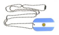 Dog Tag Fahne Fahne Argentinien