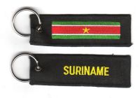 Fahnen Schlüsselanhänger Surinam