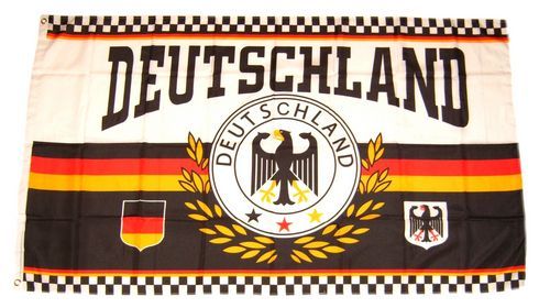 Fahne / Flagge Deutschland Fußball 150 x 250 cm