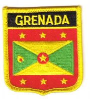 Wappen Aufnäher Fahne Grenada
