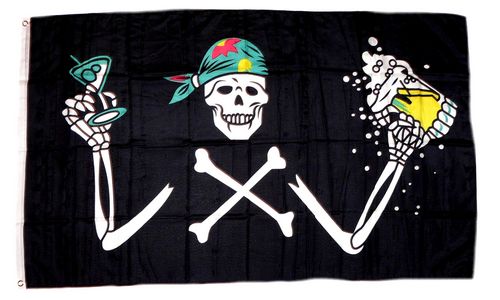 Flagge Fahne Pirat Weihnachten Yo Ho Hissflagge 90 x 150 cm 