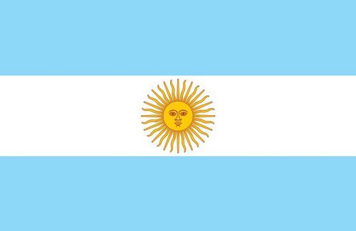 Fahnen Aufkleber Sticker Argentinien