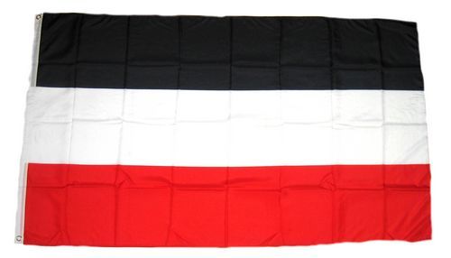 Flagge Ein deutscher Gruß Kaiserreich 90 x 150 cm Fahne 